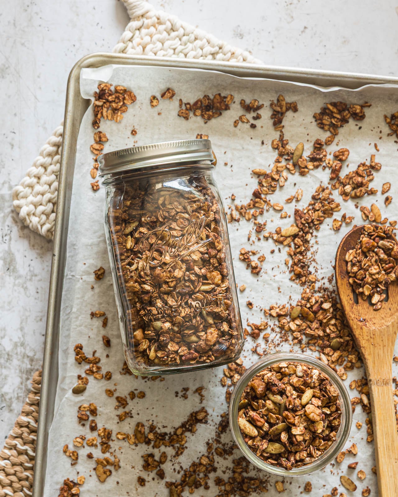 Chocolate Granola with Cacao, Nuts & Seeds